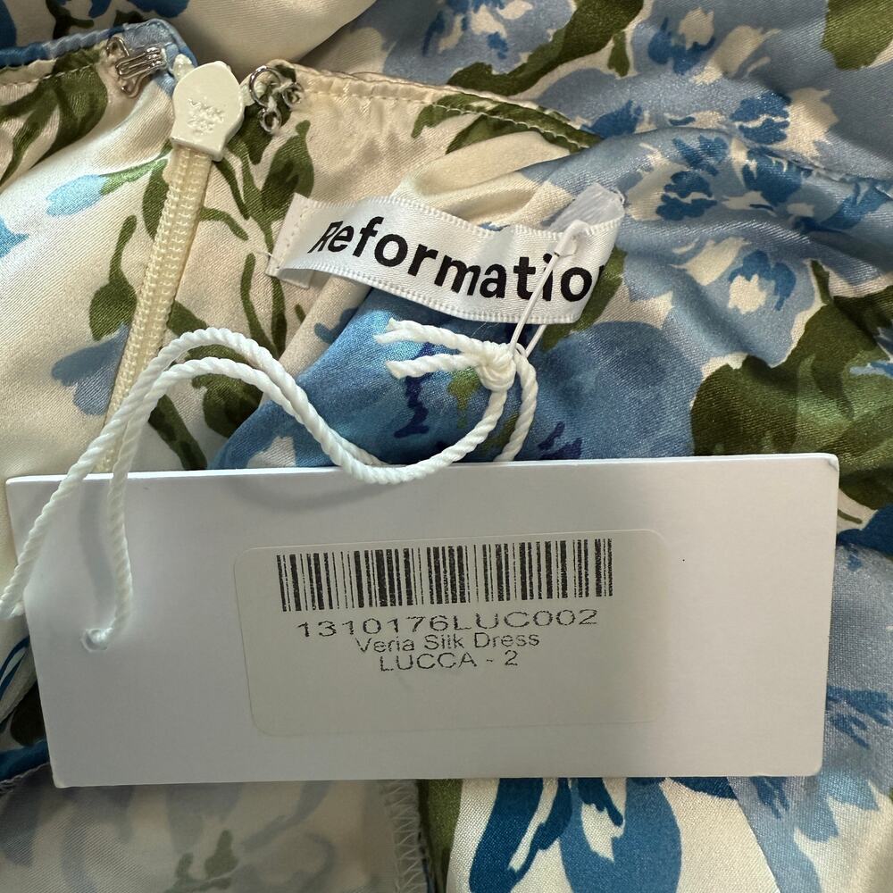 New Reformation Veria Silk Dress - Picture 5 of 5